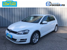 Volkswagen Golf VII occasion Blanc année 2016 boite Sequentielle Annonce Volkswagen Golf VII occasion Diesel Golf 1.6 TDI 110 BlueMotion Technology FAP DSG7 Confortline à La Ravoire