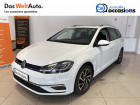 Volkswagen Golf VII occasion Blanc année 2019 boite Manuelle Annonce Volkswagen Golf VII occasion Essence Golf SW 1.5 TSI 130 EVO BVM6 Connect 5p à Albertville