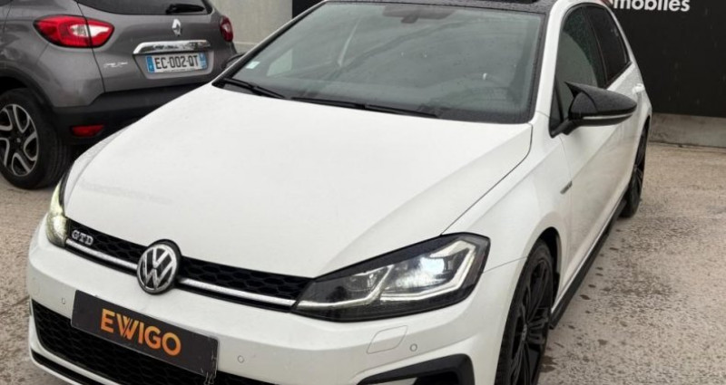 Volkswagen Golf 2.0 TDI 184 BLUEMOTION GTD DSG BVA 2017 Volkswagen Golf 2.0 TDI 184 BLUEMOTION GTD DSG BVA  occasion à ANDREZIEUX-BOUTHEON