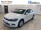Volkswagen Polo VI occasion Blanc année 2018 boite Manuelle Annonce Volkswagen Polo VI occasion Essence Polo 1.0 65 S&S BVM5 Trendline 5p à Voiron