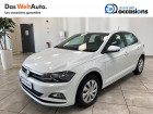 Volkswagen Polo VI occasion Blanc année 2019 boite Manuelle Annonce Volkswagen Polo VI occasion Essence Polo 1.0 65 S&S BVM5 Trendline 5p à Seyssinet-Pariset