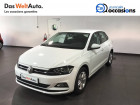 Volkswagen Polo VI occasion Blanc année 2019 boite Manuelle Annonce Volkswagen Polo VI occasion Essence Polo 1.0 TSI 95 S&S BVM5 Type Confortline 5p à Seynod