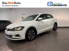 Volkswagen Polo VI occasion Blanc année 2020 boite Manuelle Annonce Volkswagen Polo VI occasion Essence Polo 1.0 TSI 95 S&S BVM5 United 5p à Seynod