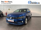 Volkswagen Polo VI occasion Bleu année 2019 boite Sequentielle Annonce Volkswagen Polo VI occasion Essence Polo 1.0 TSI 95 S&S DSG7 Confortline 5p à Seynod