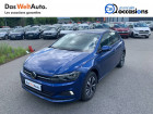 Volkswagen Polo VI occasion Bleu année 2021 boite Sequentielle Annonce Volkswagen Polo VI occasion Essence Polo 1.0 TSI 95 S&S DSG7 Lounge 5p à Cessy