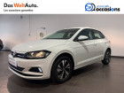 Volkswagen Polo VI occasion Blanc année 2021 boite Sequentielle Annonce Volkswagen Polo VI occasion Essence Polo 1.0 TSI 95 S&S DSG7 Lounge 5p à Annemasse
