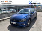 Volkswagen Polo VI occasion Bleu année 2021 boite Sequentielle Annonce Volkswagen Polo VI occasion Essence Polo 1.0 TSI 95 S&S DSG7 Lounge 5p à Sallanches