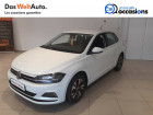 Volkswagen Polo VI occasion Blanc année 2021 boite Sequentielle Annonce Volkswagen Polo VI occasion Essence Polo 1.0 TSI 95 S&S DSG7 Lounge 5p à Albertville