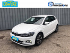 Volkswagen Polo VI occasion Blanc année 2019 boite Manuelle Annonce Volkswagen Polo VI occasion Diesel Polo 1.6 TDI 80 S&S BVM5 Confortline Business 5p à La Ravoire