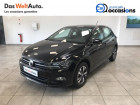 Volkswagen Polo VI occasion Noir année 2019 boite Sequentielle Annonce Volkswagen Polo VI occasion Diesel Polo 1.6 TDI 95 S&S DSG7 Lounge Business 5p à Annemasse