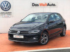 Volkswagen Polo occasion Noir année 2019 boite Robotisee Annonce Volkswagen Polo occasion Essence 1.0 TSI 115ch Carat DSG7 Euro6d-T à LESCAR