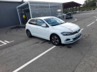 Volkswagen Polo occasion Blanc année 2018 boite Manuelle Annonce Volkswagen Polo occasion Essence 1.0 TSI 95 S&S BVM5 Confortline à SAINT-BRIEUC