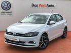 Volkswagen Polo occasion Blanc année 2019 boite Manuelle Annonce Volkswagen Polo occasion Essence 1.0 TSI 95ch Connect Euro6d-T à LESCAR