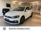 Volkswagen Polo occasion Blanc année 2018 boite Manuelle Annonce Volkswagen Polo occasion Essence 1.0 TSI 95ch R-Line à Lannion