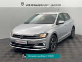 Annonce Volkswagen Polo occasion Essence 1.0 TSI 95ch United Euro6d-T à Saint-Quentin