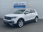 Volkswagen T-cross occasion Blanc année 2021 boite Robotisee Annonce Volkswagen T-cross occasion Essence 1.0 TSI 110CH CARAT DSG7 à Saint-Saturnin