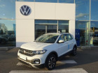 Volkswagen T-cross occasion Blanc année 2021 boite Robotisee Annonce Volkswagen T-cross occasion Essence 1.0 TSI 110ch United DSG7 à Onet-le-Château