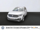 Volkswagen T-cross occasion Blanc année 2020 boite Robotisee Annonce Volkswagen T-cross occasion Essence 1.0 TSI 115ch Carat DSG7 à Brest