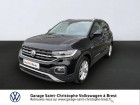 Volkswagen T-cross occasion Noir année 2020 boite Robotisee Annonce Volkswagen T-cross occasion Essence 1.0 TSI 115ch Carat DSG7 à Brest