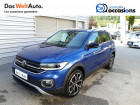 Volkswagen T-cross occasion Bleu année 2020 boite Sequentielle Annonce Volkswagen T-cross occasion Essence T-Cross 1.0 TSI 110 Start/Stop DSG7 Carat 5p à Voiron