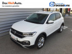 Volkswagen T-cross occasion Blanc année 2020 boite Manuelle Annonce Volkswagen T-cross occasion Essence T-Cross 1.0 TSI 115 Start/Stop BVM6 Carat 5p à Valence