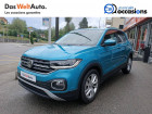 Volkswagen T-cross occasion Bleu année 2020 boite Sequentielle Annonce Volkswagen T-cross occasion Essence T-Cross 1.0 TSI 115 Start/Stop DSG7 Carat 5p à Bellegarde-sur-Valserine