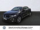 Volkswagen T-Roc Cabriolet occasion Noir année 2021 boite Robotisee Annonce Volkswagen T-Roc Cabriolet occasion Essence 1.5 TSI EVO 150ch R-Line DSG7 à Lanester