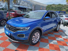 Volkswagen T-Roc occasion Bleu année 2021 boite Automatique Annonce Volkswagen T-Roc occasion Essence 1.5 TSI 150 DSG7 LOUNGE LED Hayon Caméra Cockpit JA 17 à Toulouse