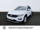 Volkswagen T-Roc occasion Blanc année 2019 boite Manuelle Annonce Volkswagen T-Roc occasion Essence 1.5 TSI EVO 150ch Lounge Euro6d-T à Brest