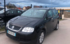 Volkswagen Touran occasion Noir année 2005 boite Automatique Annonce Volkswagen Touran occasion Diesel BVA II 1.9 TDI 105cv à Fouquières-lès-Lens