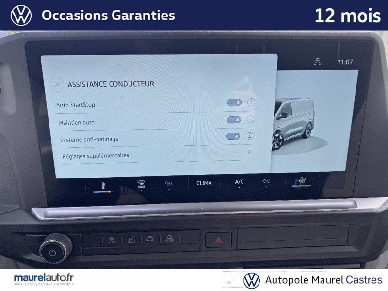 Volkswagen Transporter TRANSPORTER VAN L1H1 2.0 TDI 150 BVA8 BUSINESS 4p  occasion à Castres - photo n°14