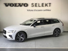 Volvo V60 occasion Blanc année 2021 boite Sequentielle Annonce Volvo V60 occasion Hybride T6 AWD 253 + 87ch R-Design Geartronic à Labège