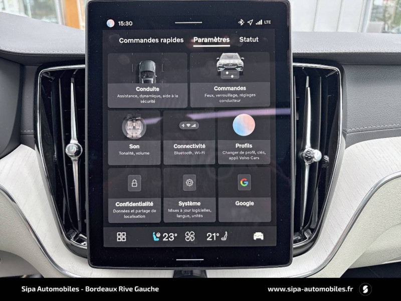 Volvo XC60 XC60 T6 AWD Hybride rechargeable 253 ch+145 ch Geartronic 8  2025 - photo n°20 Volvo XC60 XC60 T6 AWD Hybride rechargeable 253 ch+145 ch Geartronic 8   occasion à Mérignac - photo n°20